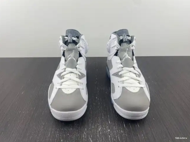 Rep TBkick Jordan Grey 6 Cool CT8529-100 Air 0526